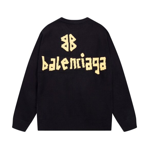 Balenciaga black crew neck sweater - Picture 1 of 7
